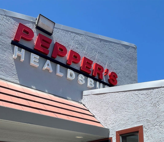New Pepper's sign