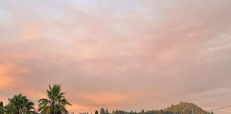 Smoky skies
