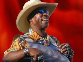 Washboard musician