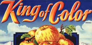 Fruit box label