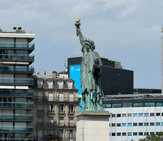 Lady Liberty in Paris