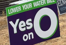 Letters: Measure O, GMO share the blame Yard sign for Measure O