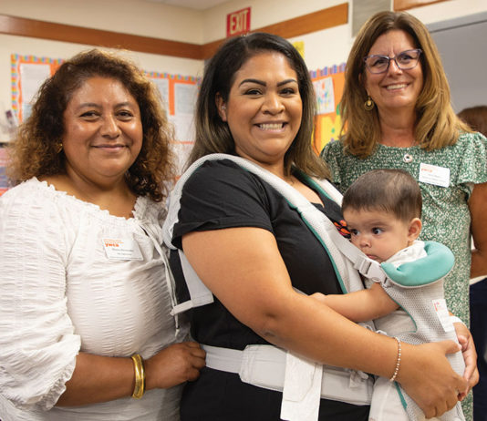 Mother and child at YWCA child care