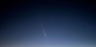Photo of comet