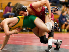 Drew Esquivel wrestling