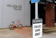 Police station parking