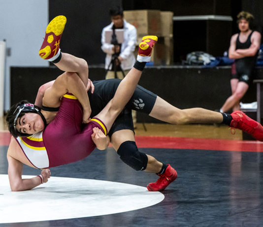 Healdsburg wrestler Alex Diaz-Cano
