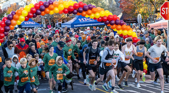 Runners at the starting line