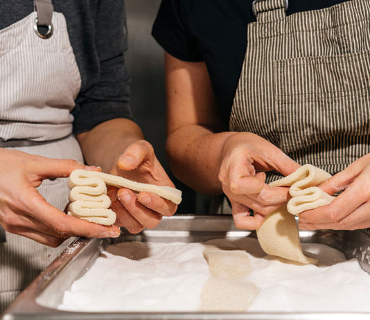 Making pastries at Quail & Condor