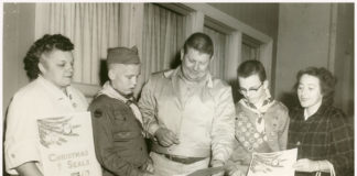 Christmas Seals in 1957