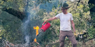 The Man Behind the Hot Wildfire Tracking App Prescribed burning near Healdsburg