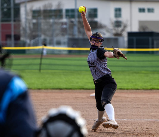 Open Up the Field, Let’s Play Ball! Pitcher Mia Halvorsen of the Healdsburg Greyhounds