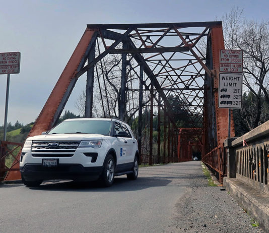 Wohler Bridge over Russian River