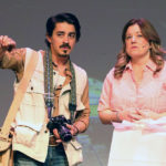 Actors Elliot Davis and Katie Watts-Whitaker