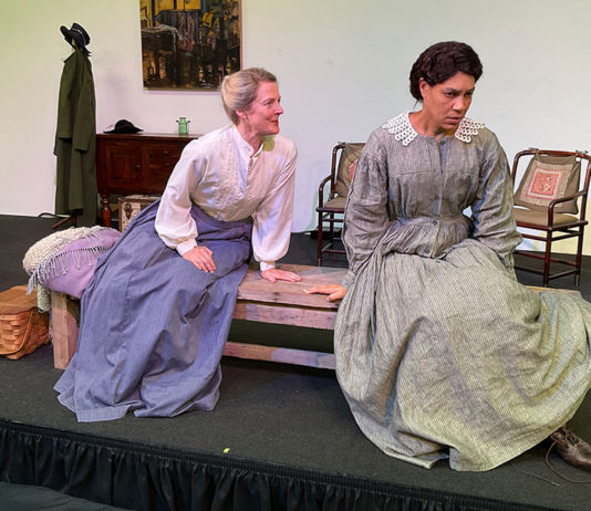 Scene from 'Half Life of Marie Curie'