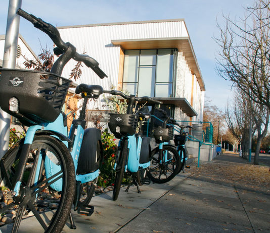 Bird Bikes Take Flight to Another Location Bird Bikes at Healdsburg City Hall