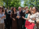 Abel De Luna and family at the renaming ceremony