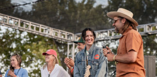 Kelly and Noah Dorrance at the 2024 BloodRoot Ramble