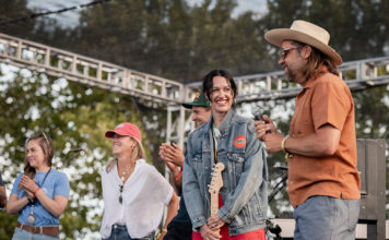 Kelly and Noah Dorrance at the 2024 BloodRoot Ramble
