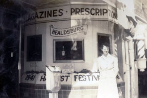 Healdsburg storefront, 1941