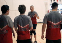 Badminton coach Stan Bischof.