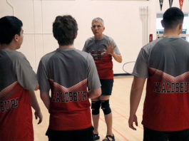 Badminton coach Stan Bischof.