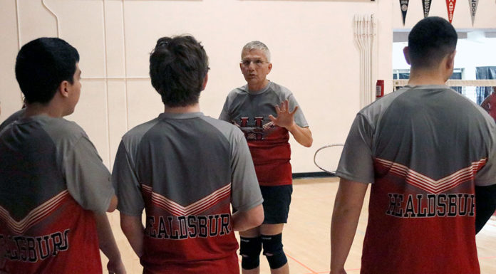 Badminton coach Stan Bischof.