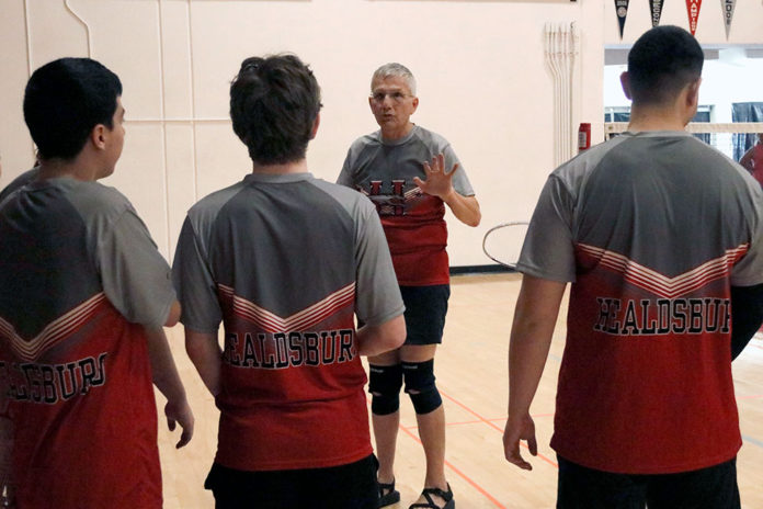 Badminton coach Stan Bischof.