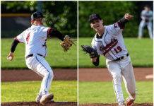 Pitchers Alex Mauro-Manos and Eric Nielsen