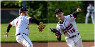 Pitchers Alex Mauro-Manos and Eric Nielsen