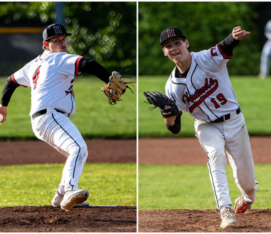 Pitchers Alex Mauro-Manos and Eric Nielsen