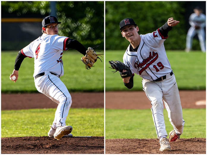 Pitchers Alex Mauro-Manos and Eric Nielsen