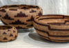 Pomo baskets at the Healdsburg Museum