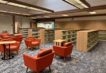 Interior of new Healdsburg Regional Library branch