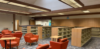 Interior of new Healdsburg Regional Library branch