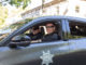 Police car with Chief Matt Jenkins