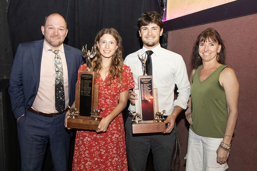 Top student athletes for 2024-25 were Hannah Sellards and Noval Perrill