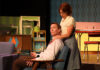 Main actors in a scene from 'Home I'm Darling' at the Raven