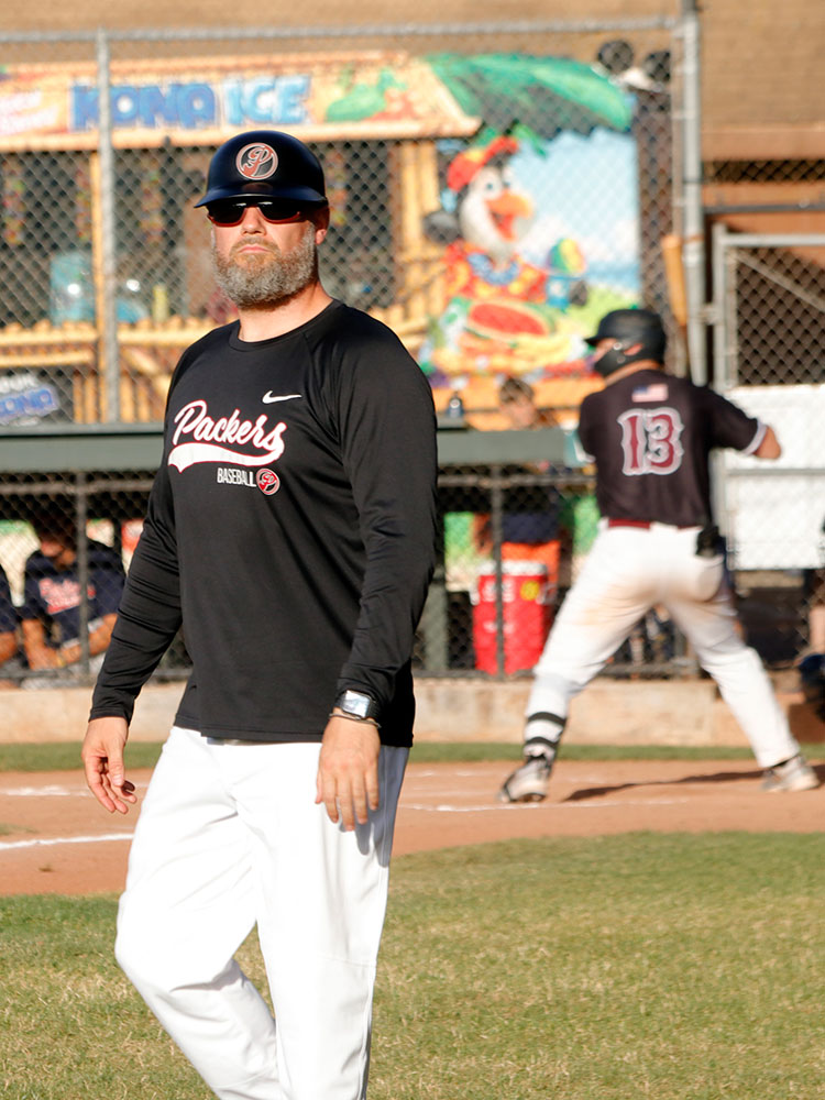 Joey Gomes on the field