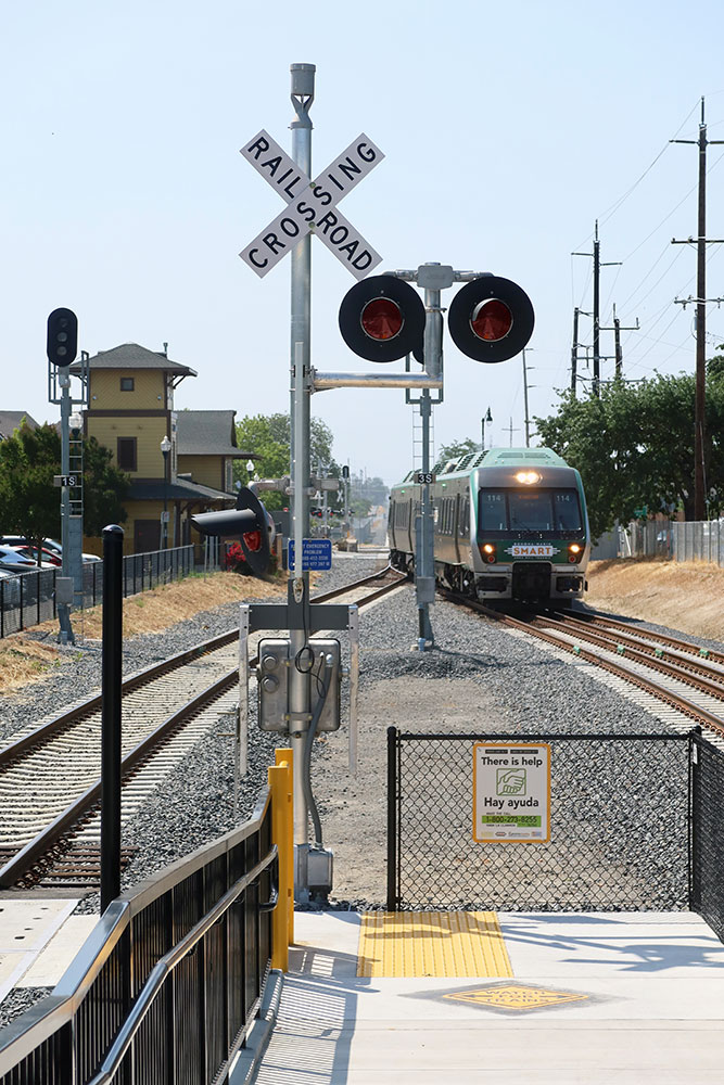 SMART pulls into Windsor station