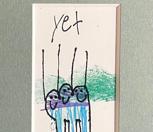 Child's drawing of a "Yet".