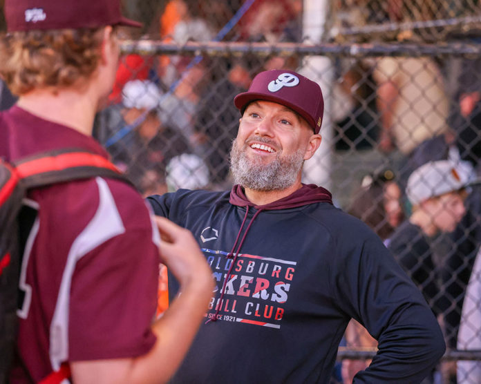 Baseball coach Joey Gomes