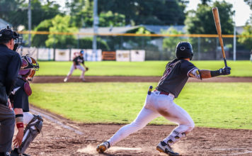 Prune Packers baseball action
