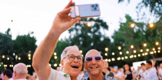 Gary Saperstein and friend