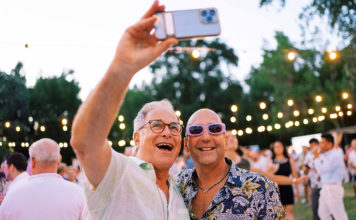 Gary Saperstein and friend