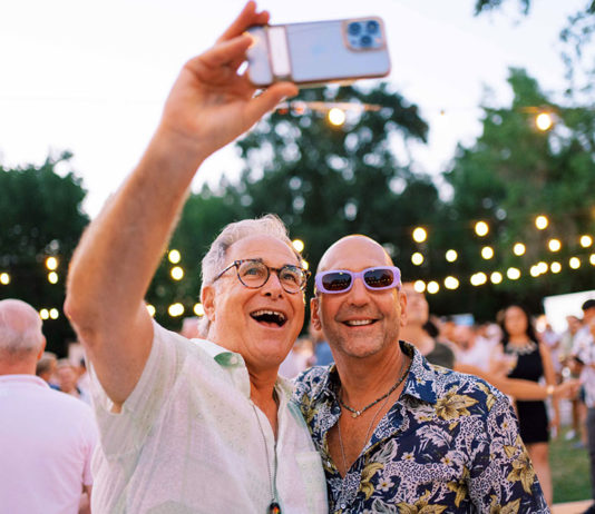 Gary Saperstein and friend