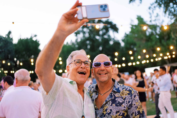 Gary Saperstein and friend
