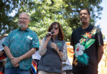 Council members at Healdsburg event