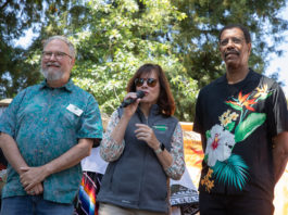 Council members at Healdsburg event