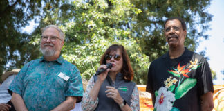 Council members at Healdsburg event